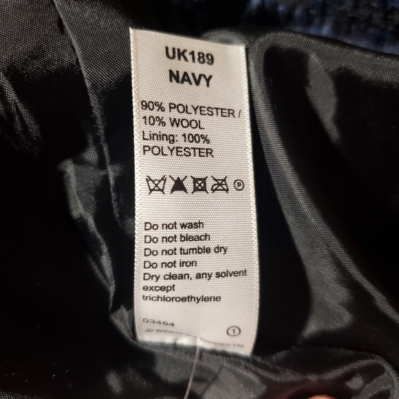 NWT Joe Browns Navy Tweed Blazer Flowers & Buttons - Picture 8 of 8